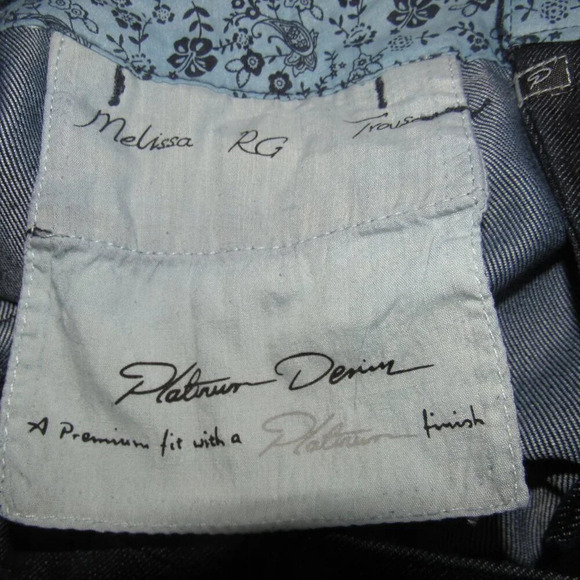 CHICO’S PLATINUM Melissa Trouser Dark Wash Jeans Size 2 (US 12) - Picture 6 of 10